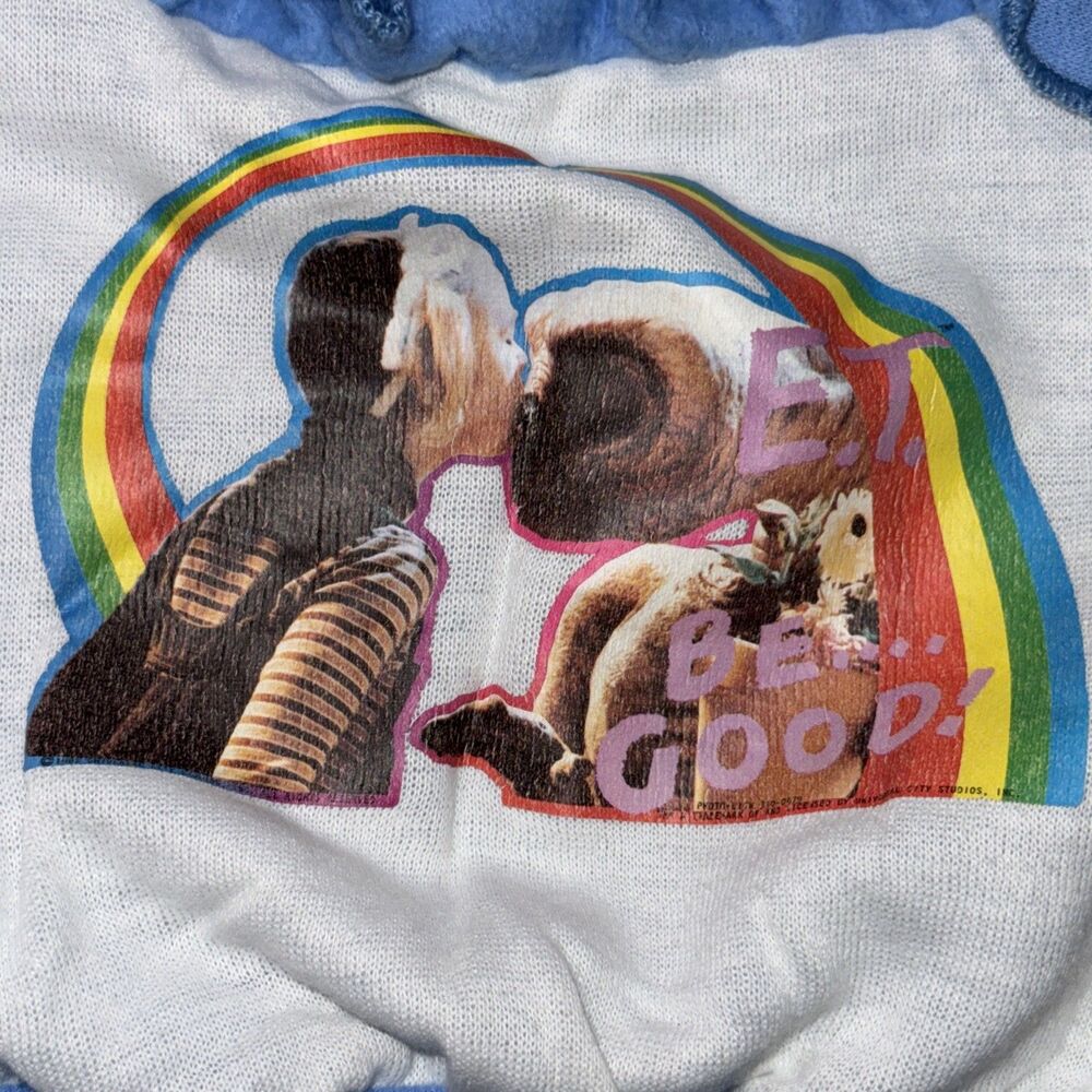 Vintage 1980s E.T. Extraterrestrial Sweatshirt E.T. Be Good Kids Toddler Size 2T - Picture 6 of 6